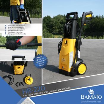 BAMATO HR-220 Hochdruckreiniger inkl. Zubehoer